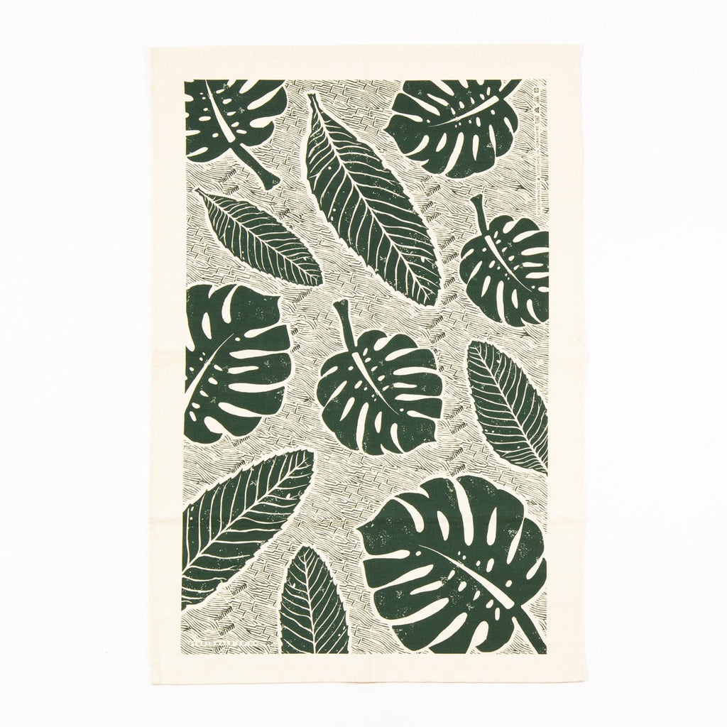 Studio Wald Leaf Tea Towel WLT The Green Thumb Club