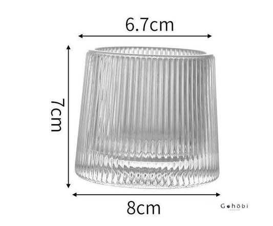 Gohobi Handmade Rotating Glass Tumbler