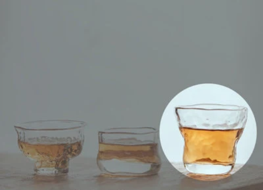 Gohobi Handmade Glass Tea Cup - Slightly Different Shapes