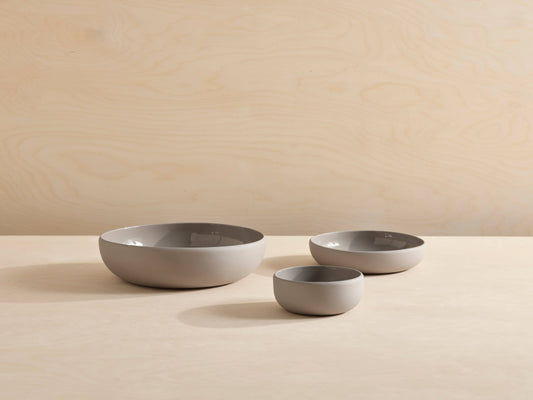 COLOMBO cereal bowl Grey / SET OF 2