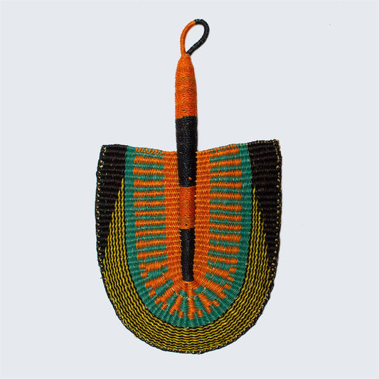 Ghanaian Woven Fans - Pack of 6 'Mixed'
