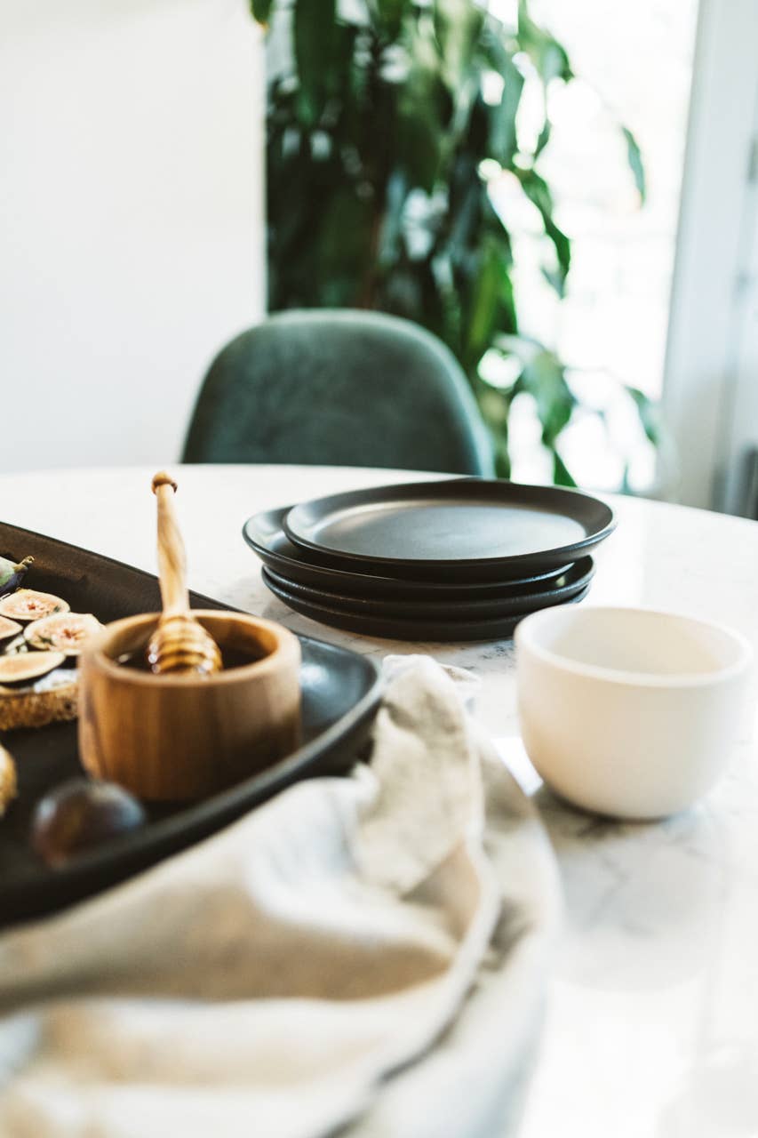 Stoneware Flat Dessert Plate | Epa 20 cm