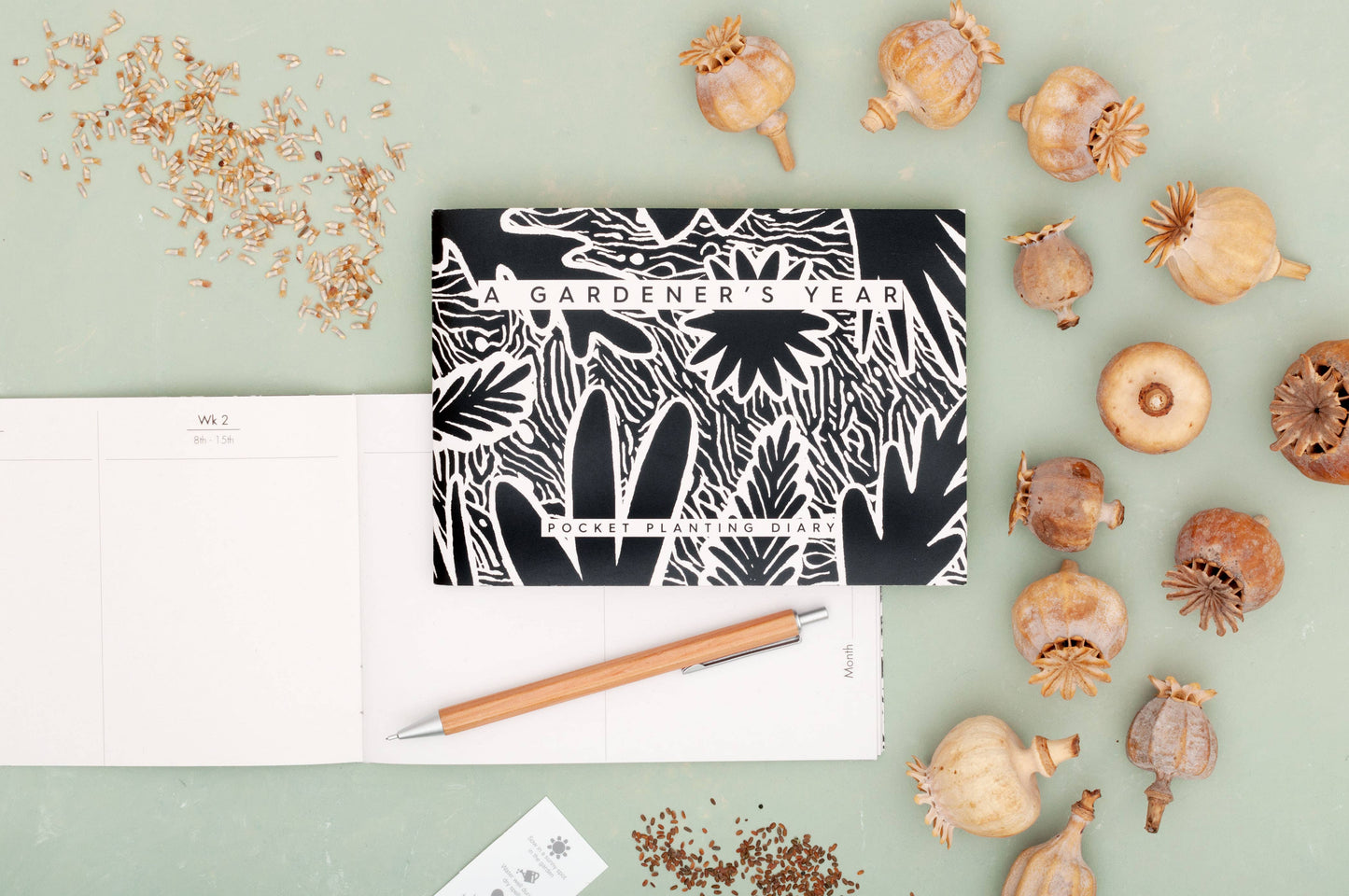 Gardener's Diary - Black & White