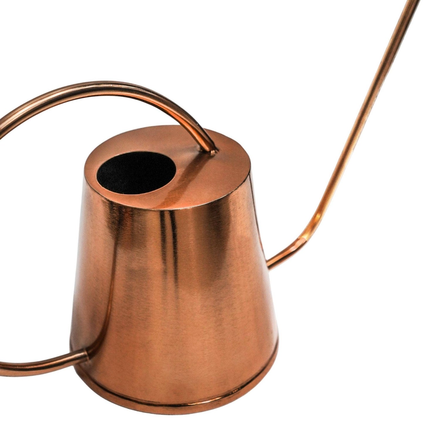Indoor Kensington Large Copper Finish Metal Watering Can