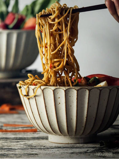 Gohobi handmade ceramic bowl Japanese style tableware stonew