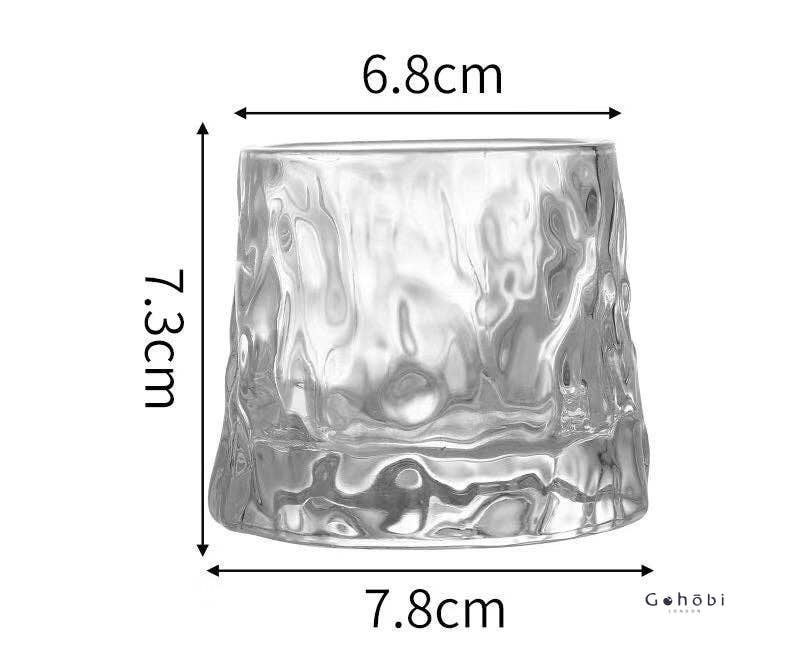 Gohobi Handmade Rotating Glass Tumbler