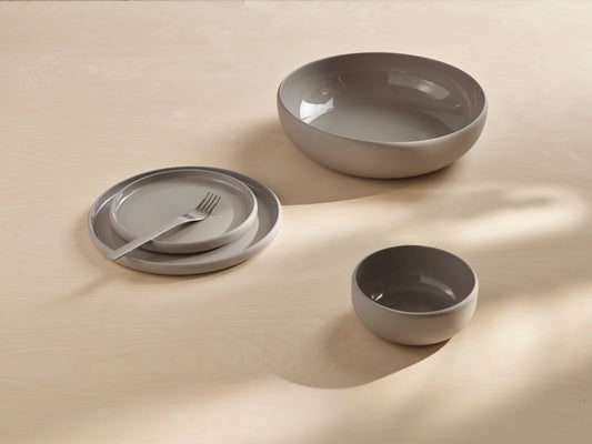 COLOMBO side plate / salad plate Grey / SET OF 2
