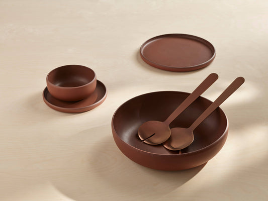 COLOMBO dinner plate Terracotta / SET OF 2
