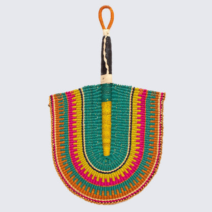 Ghanaian Woven Fans - Pack of 6 'Mixed'