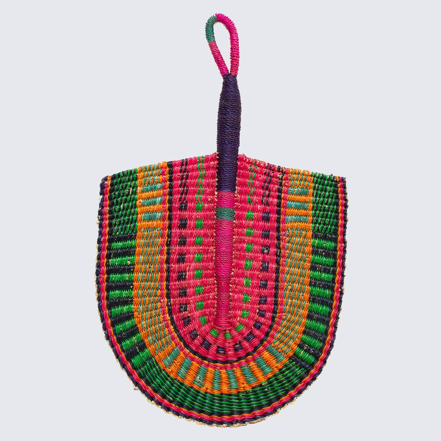 Ghanaian Woven Fans - Pack of 6 'Mixed'