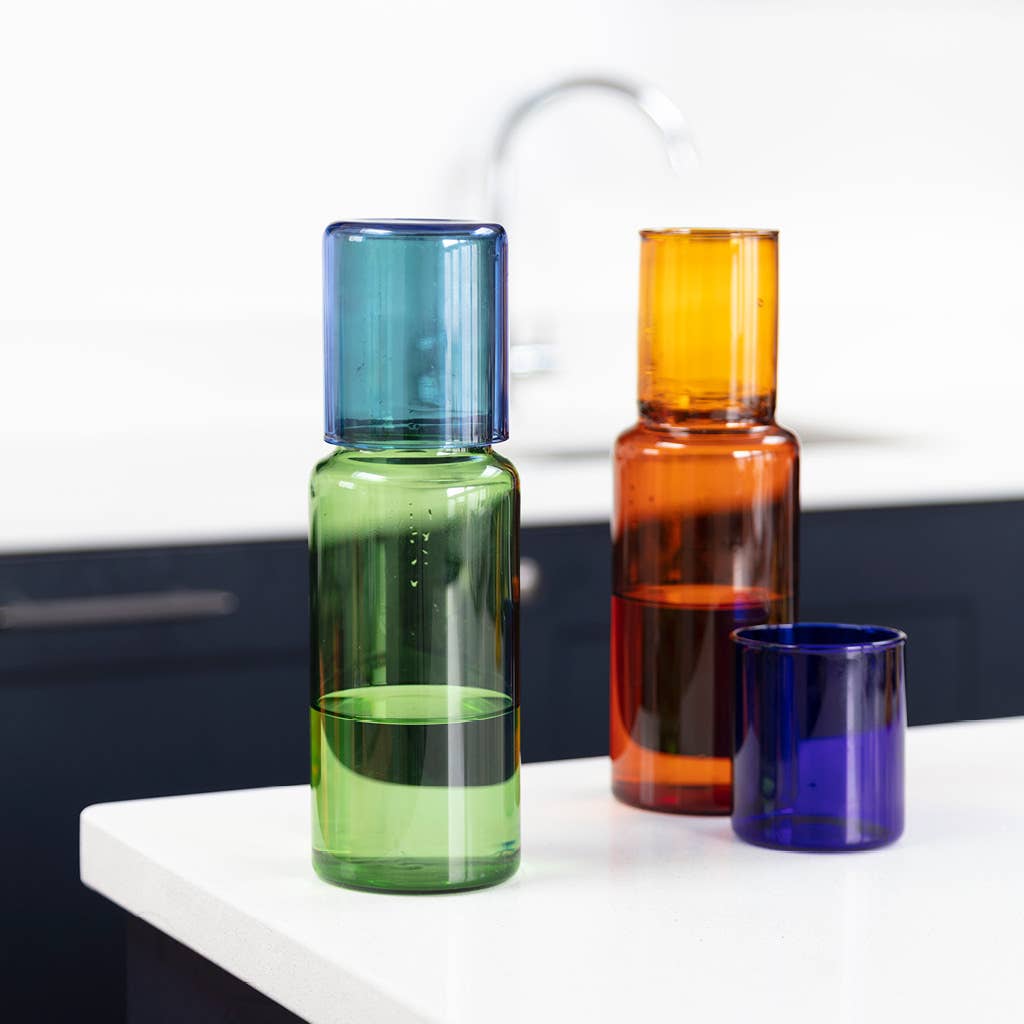 Duo Tone Glass Carafe