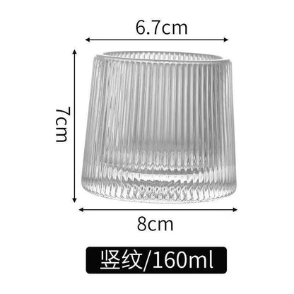 Gohobi Handmade Rotating Glass Tumbler