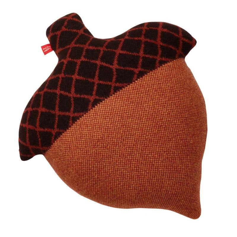 Acorn Shaped Cushion - Brown
