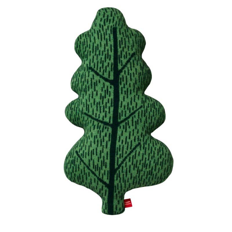 Leaf Shaped Cushion - Green