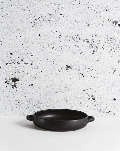 Stoneware Dinner Plate with Handles